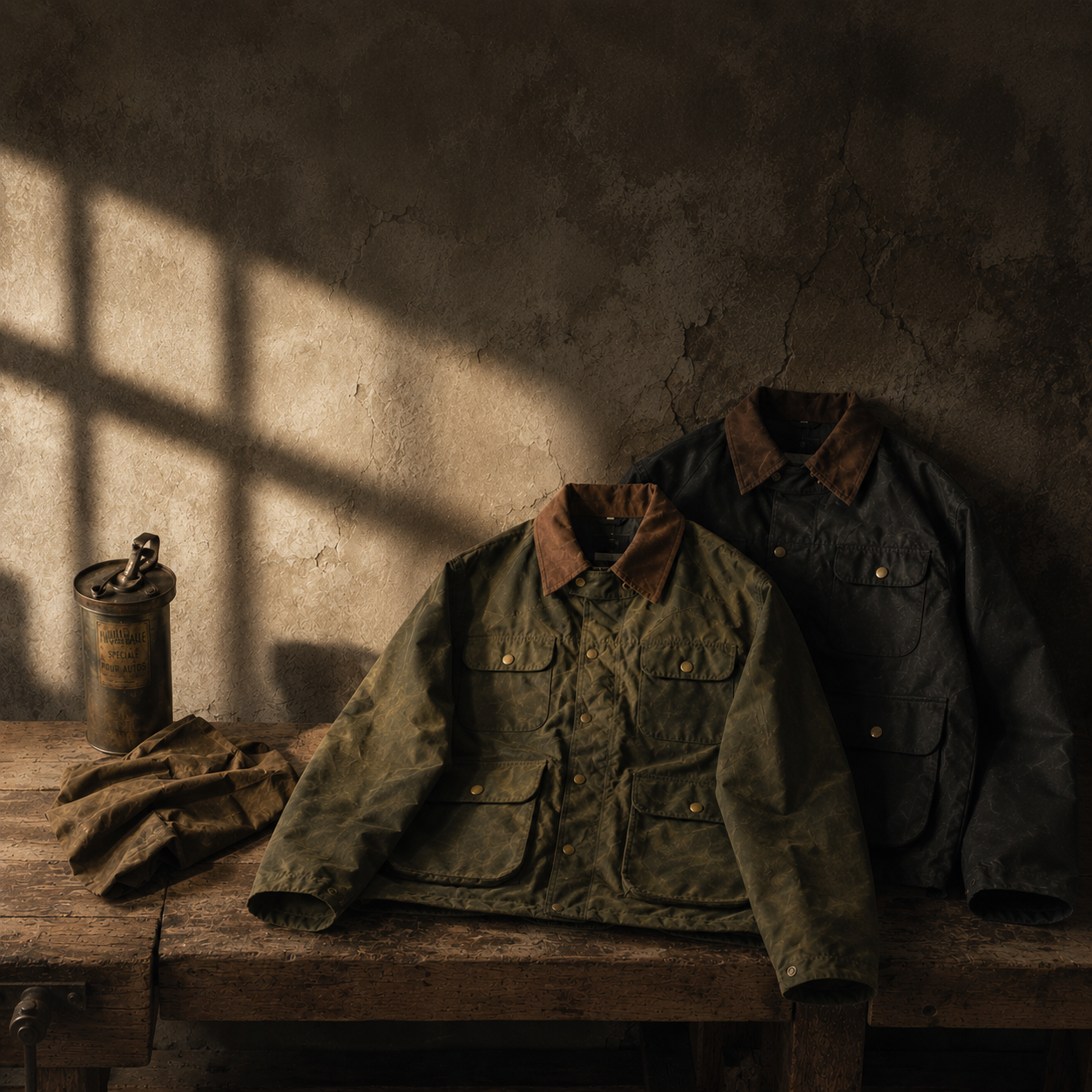 Oiled classic warden JKT
