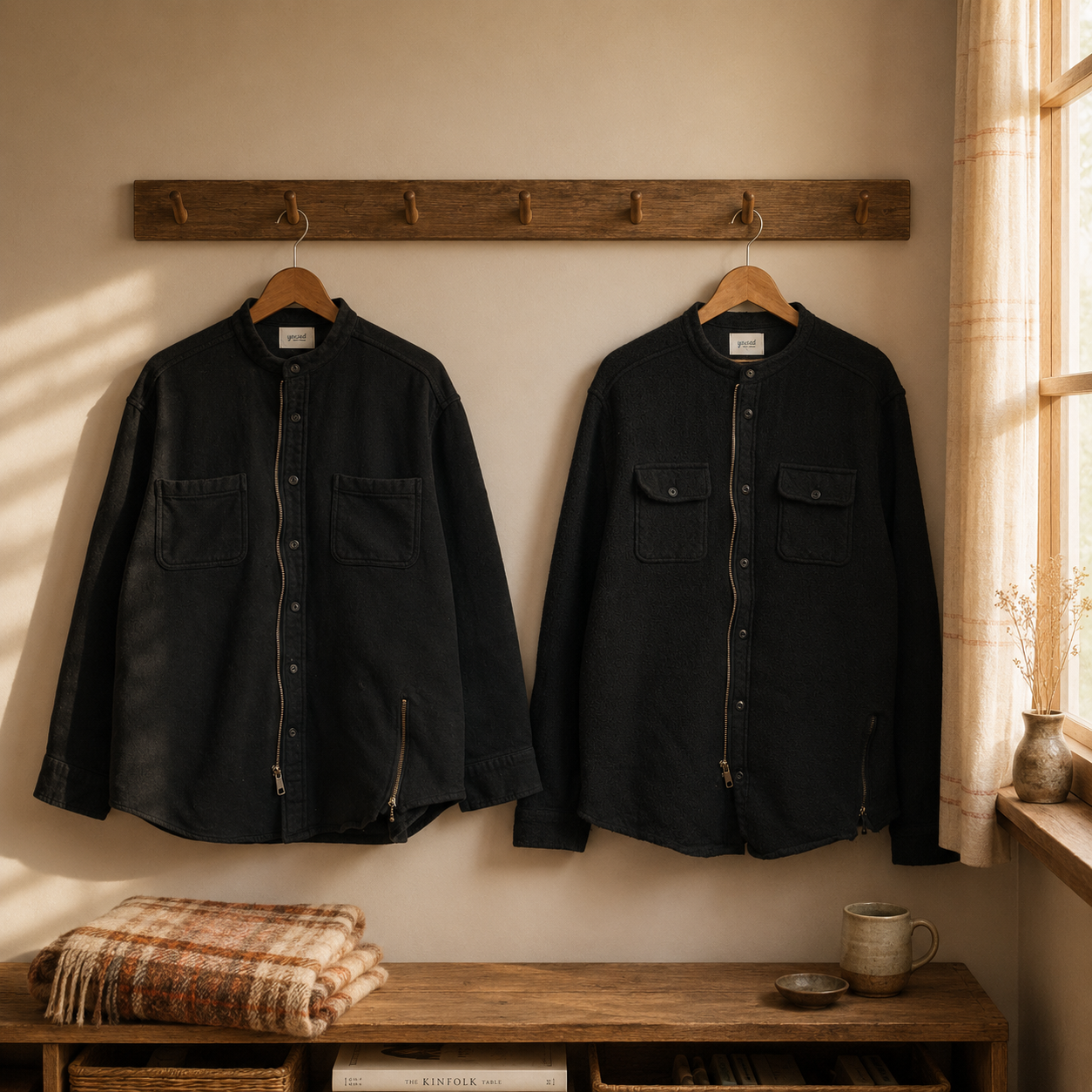Heavy Flannel Zip Up