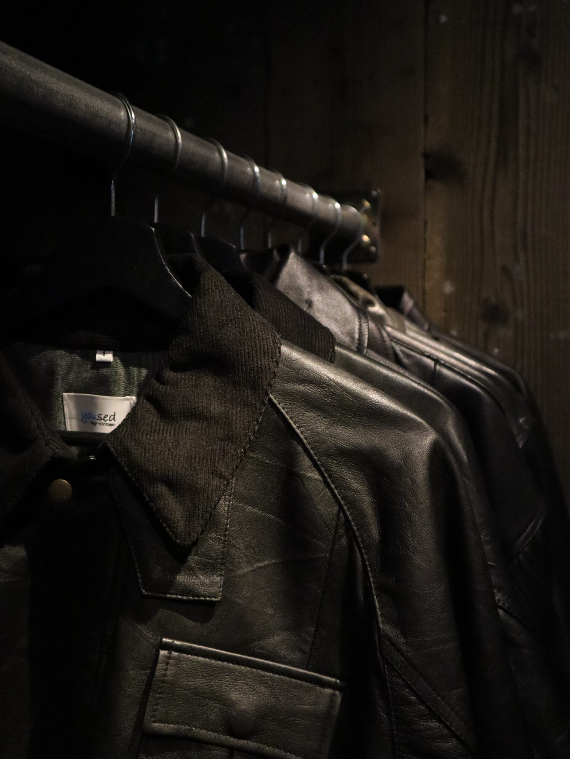 Leather jkt