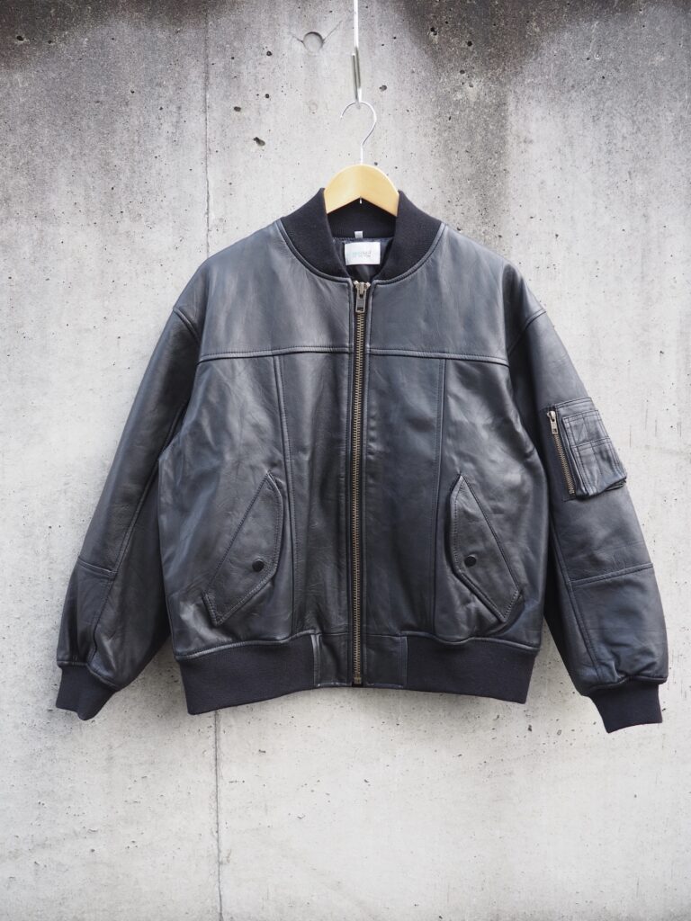 LEATHER BOMBER JKT（MA1）
