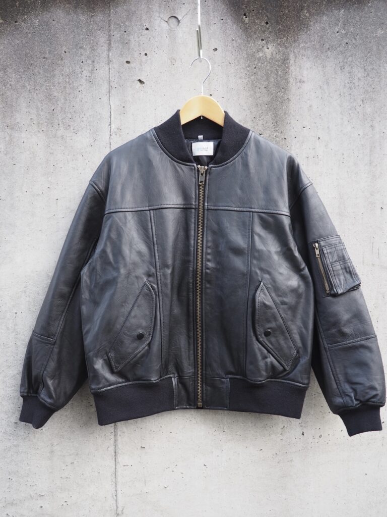 LEATHER BOMBER JKT（MA1）